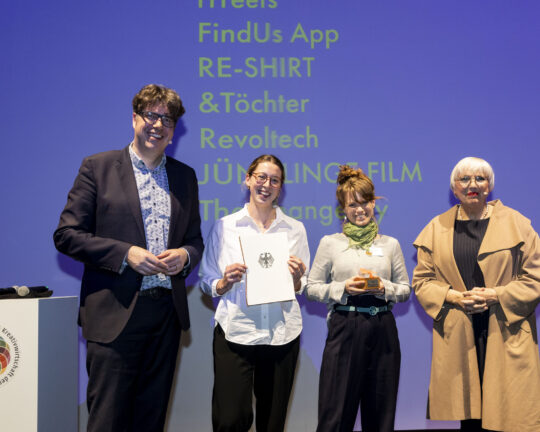 Titelverleihung Kultur- und Kreativpilot*innen